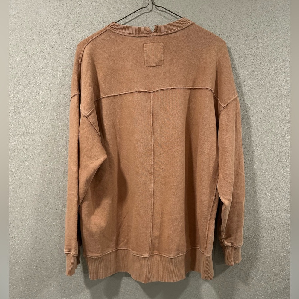 Aerie The Chill Crewneck Oversized Sweatshirt “Sunday Scaries” - Picture 4 of 4